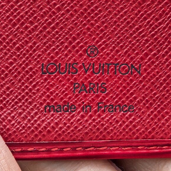 Louis Vuitton  Red Bifold Small Wallet - Picture 3 of 17